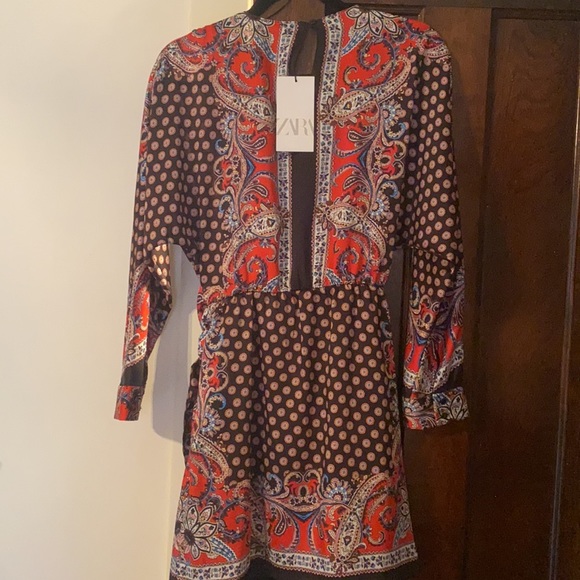 Zara silk wrap dress - Picture 4 of 4